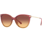 Dupont MK2184U, Dusty Rose Light Brown/Purple Amber Gradient Lenses 58 Eye Size