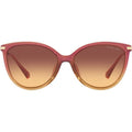 Dupont MK2184U, Dusty Rose Light Brown/Purple Amber Gradient Lenses 58 Eye Size