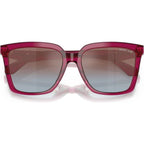 Menaggio MK2256U, Transparent Plum/Purple Blue Gradient Lenses 55 Eye Size