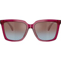 Menaggio MK2256U, Transparent Plum/Purple Blue Gradient Lenses 55 Eye Size