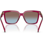 Menaggio MK2256U, Transparent Plum/Purple Blue Gradient Lenses 55 Eye Size