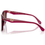 Menaggio MK2256U, Transparent Plum/Purple Blue Gradient Lenses 55 Eye Size