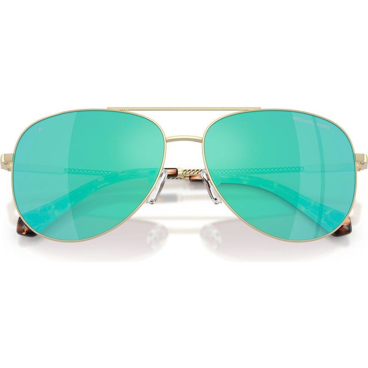 Perledo MK1172, Light Gold/Blue Green Mirror Polarised Lenses