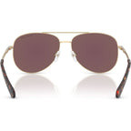 Perledo MK1172, Light Gold/Blue Green Mirror Polarised Lenses