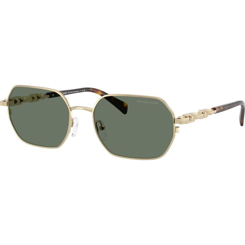 Saint Martin MK1165, Shiny Light Gold/Green Lenses