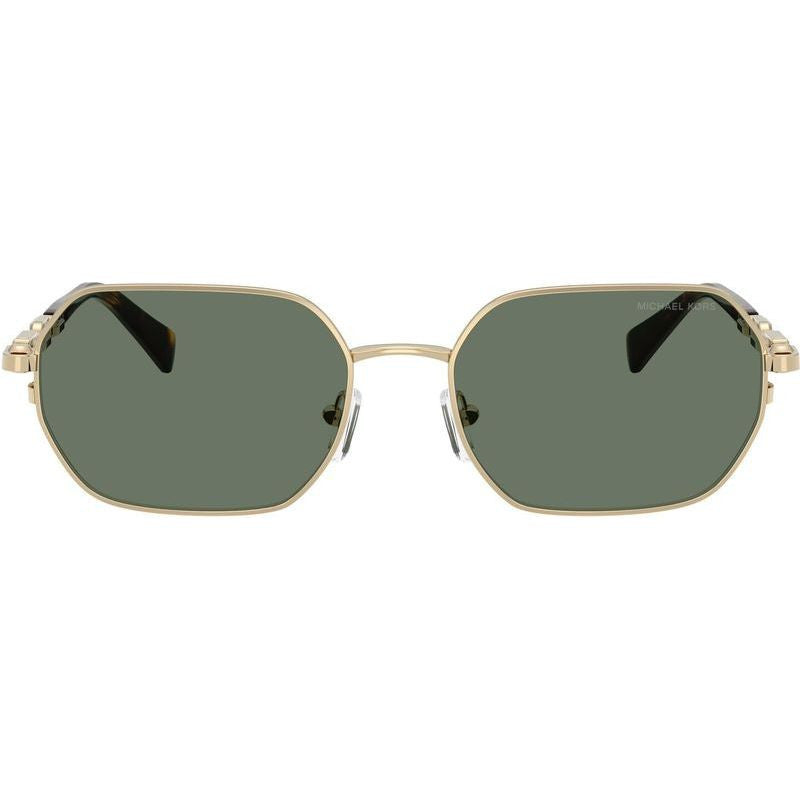 Saint Martin MK1165, Shiny Light Gold/Green Lenses