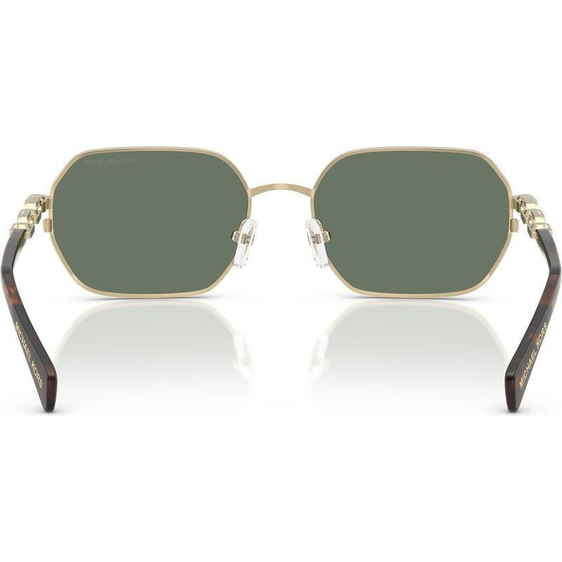 Saint Martin MK1165, Shiny Light Gold/Green Lenses