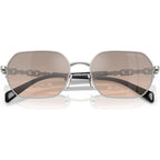Saint Martin MK1165, Shiny Silver/Khaki Silver Mirror Gradient Lenses