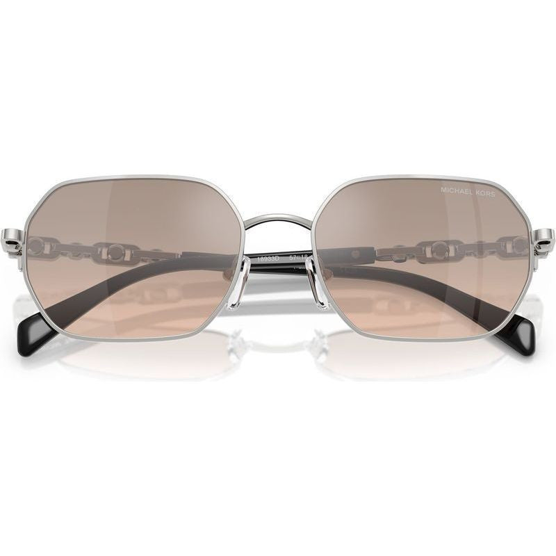 Saint Martin MK1165, Shiny Silver/Khaki Silver Mirror Gradient Lenses