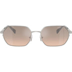 Saint Martin MK1165, Shiny Silver/Khaki Silver Mirror Gradient Lenses
