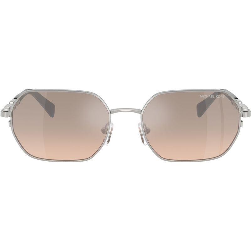 Saint Martin MK1165, Shiny Silver/Khaki Silver Mirror Gradient Lenses