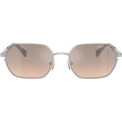 Saint Martin MK1165, Shiny Silver/Khaki Silver Mirror Gradient Lenses