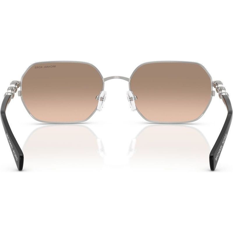 Saint Martin MK1165, Shiny Silver/Khaki Silver Mirror Gradient Lenses