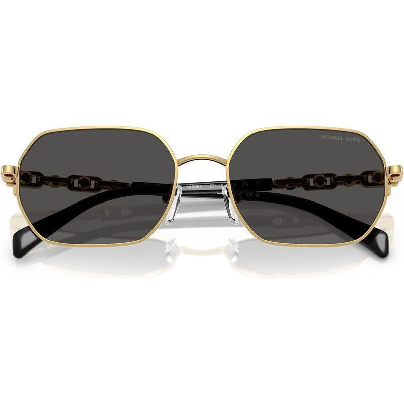 Saint Martin MK1165, Shiny Yellow Gold/Dark Grey Lenses