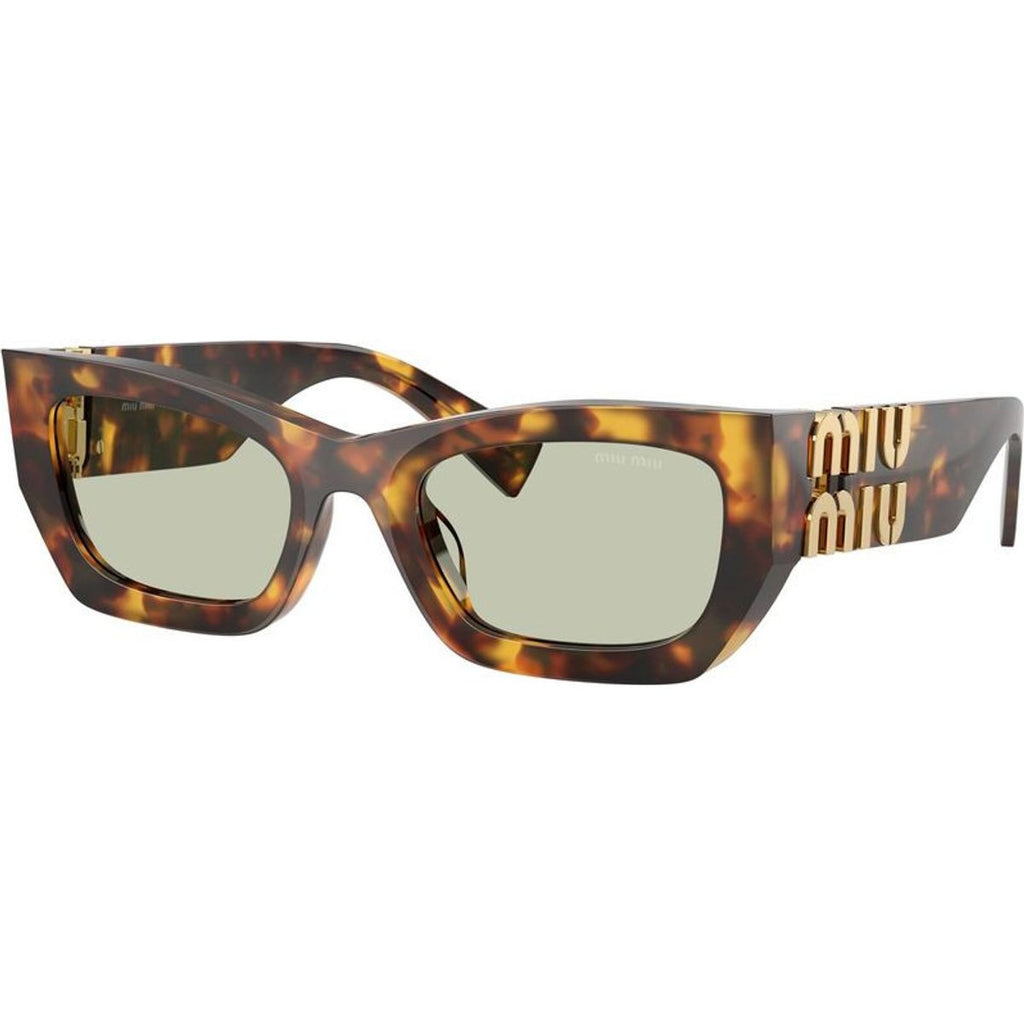 09WS, Honey Havana/Green Lenses