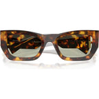 09WS, Honey Havana/Green Lenses