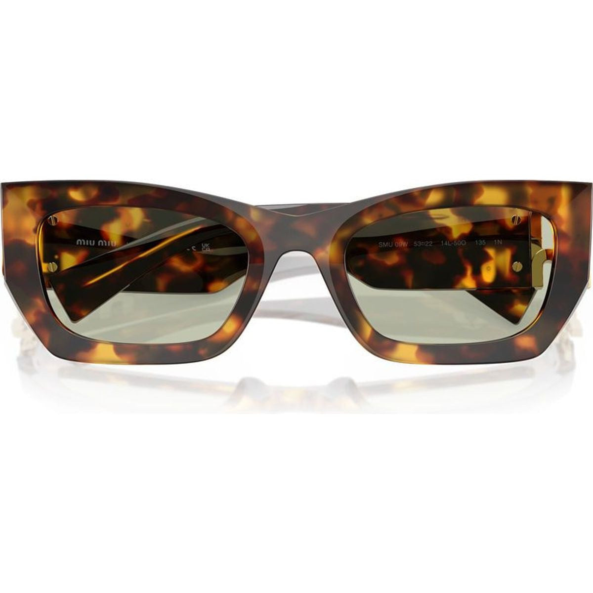 09WS, Honey Havana/Green Lenses