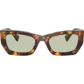 09WS, Honey Havana/Green Lenses