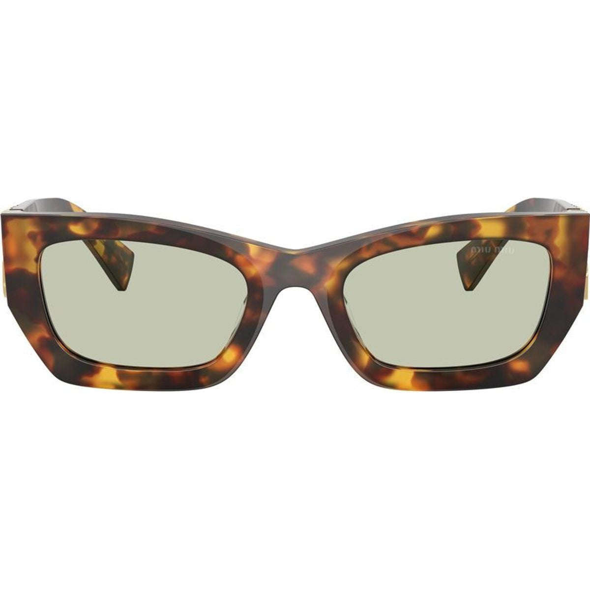 09WS, Honey Havana/Green Lenses