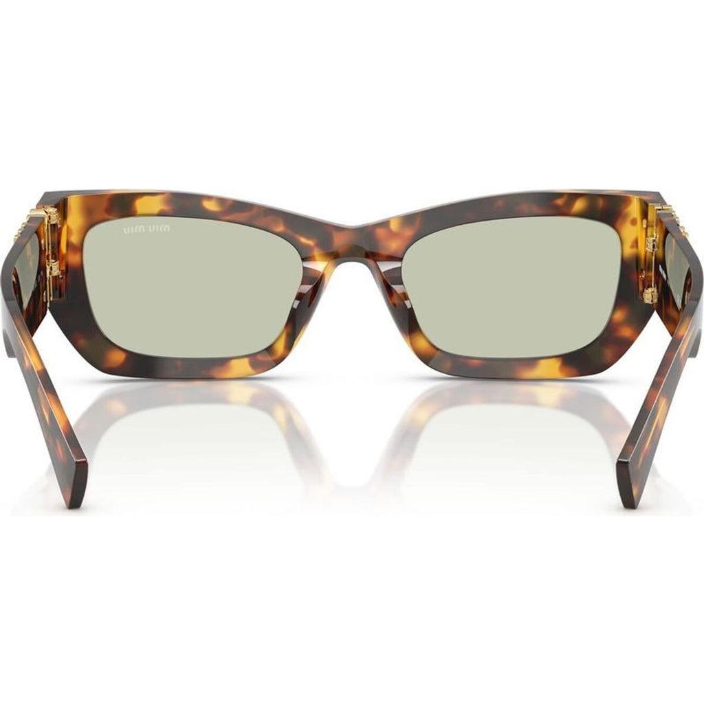09WS, Honey Havana/Green Lenses