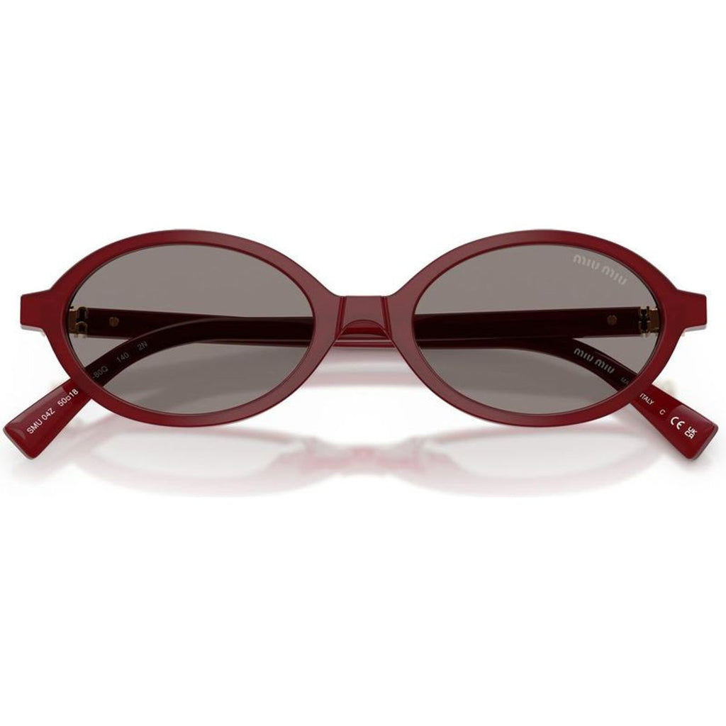 MU04ZS, Opaline Bordeaux/Dark Grey Lenses