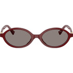 MU04ZS, Opaline Bordeaux/Dark Grey Lenses
