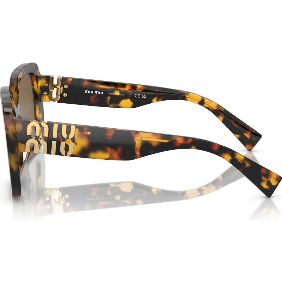 MU10YS, Honey Havana/Dark Brown Lenses