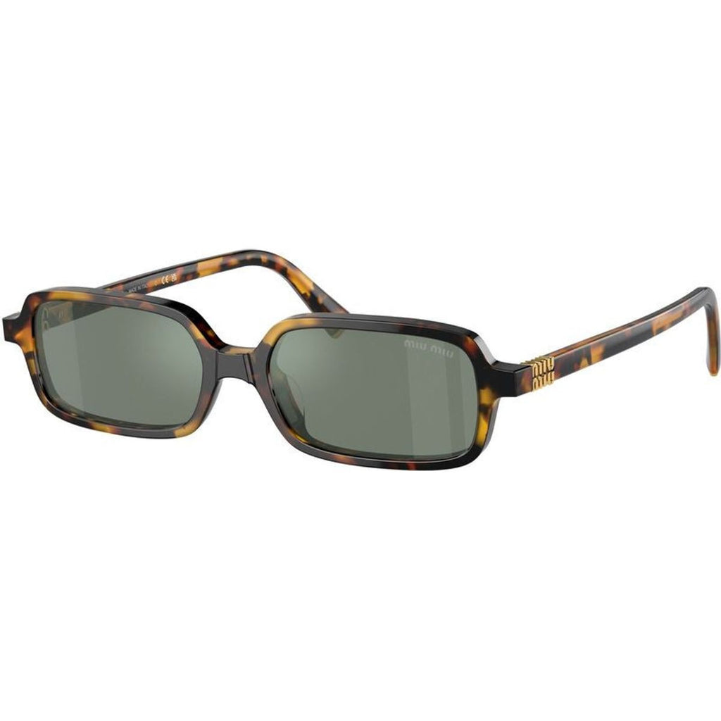 MU11ZS, Honey Havana/Green Silver Mirror Lenses