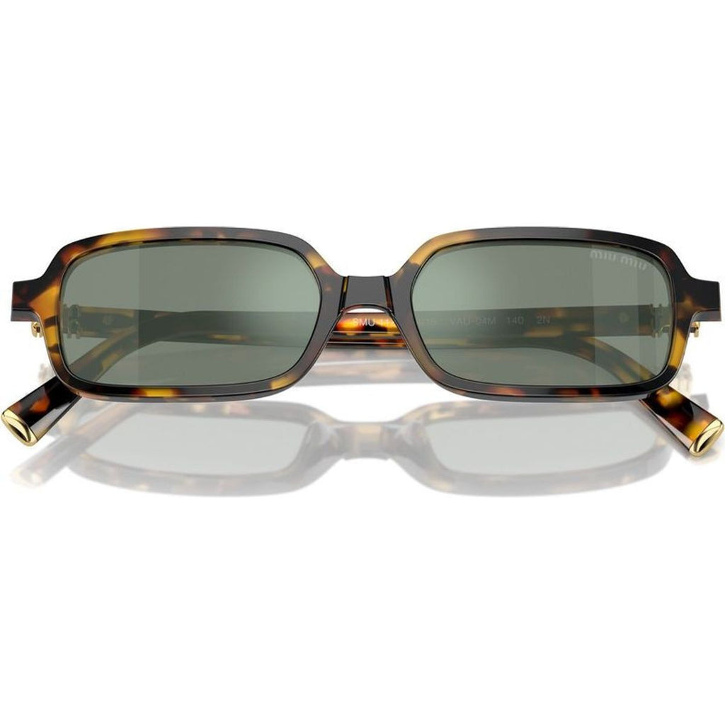 MU11ZS, Honey Havana/Green Silver Mirror Lenses