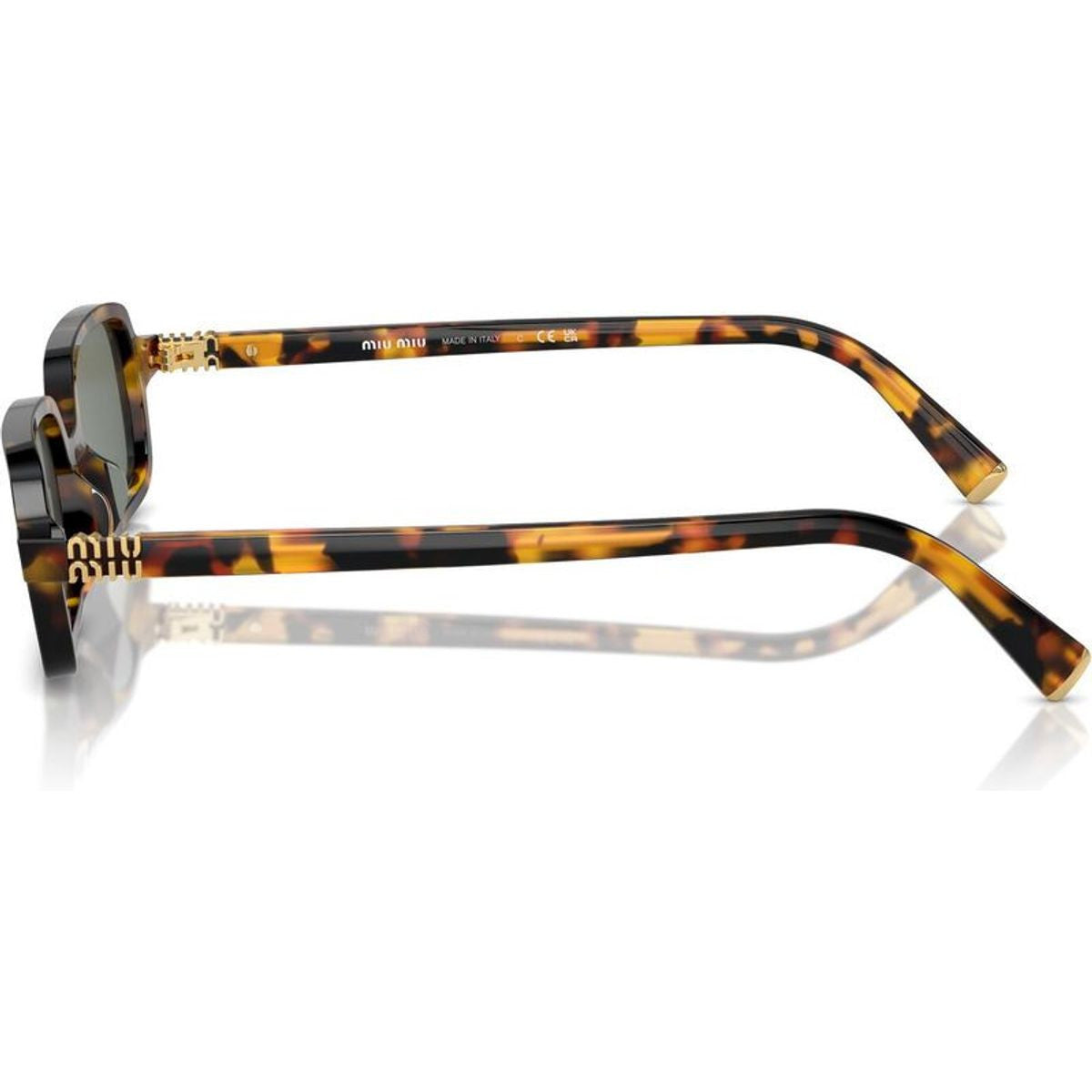 MU11ZS, Honey Havana/Green Silver Mirror Lenses