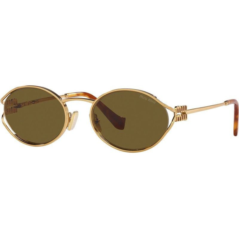 MU52YS, Brass Gold/Dark Brown Lenses