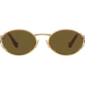 MU52YS, Brass Gold/Dark Brown Lenses