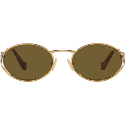 MU52YS, Brass Gold/Dark Brown Lenses