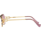 MU52YS, Gold/Brown Violet Gradient Lenses
