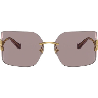 MU54YS, Gold/Light Purple Brown Lenses