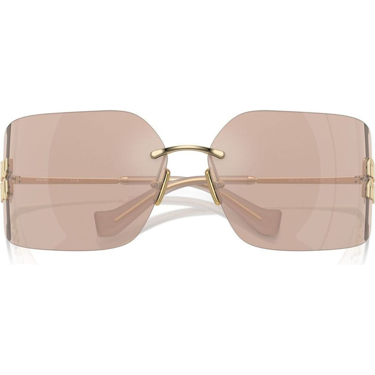 MU54YS, Pale Gold/Pink Mirror Lenses