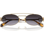 MU54ZS, Antique Gold/Grey Gradient Lenses