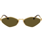 MU56ZS, Gold/Dark Brown Lenses