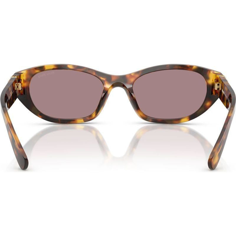MUA03S, Honey Havana/Light Purple Brown Lenses