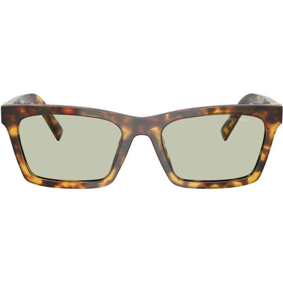 MUA05S, Honey Havana/Light Green Lenses
