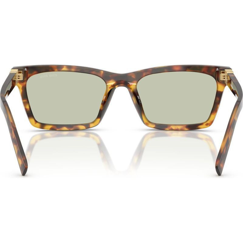 MUA05S, Honey Havana/Light Green Lenses