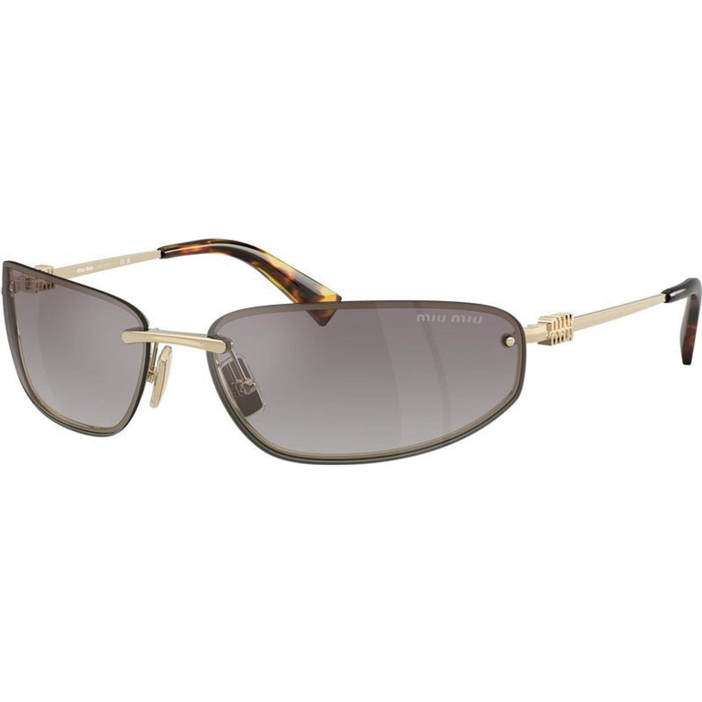 MUA50S, Pale Gold/Blue Gradient Silver Mirror Lenses