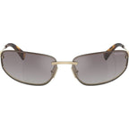 MUA50S, Pale Gold/Blue Gradient Silver Mirror Lenses