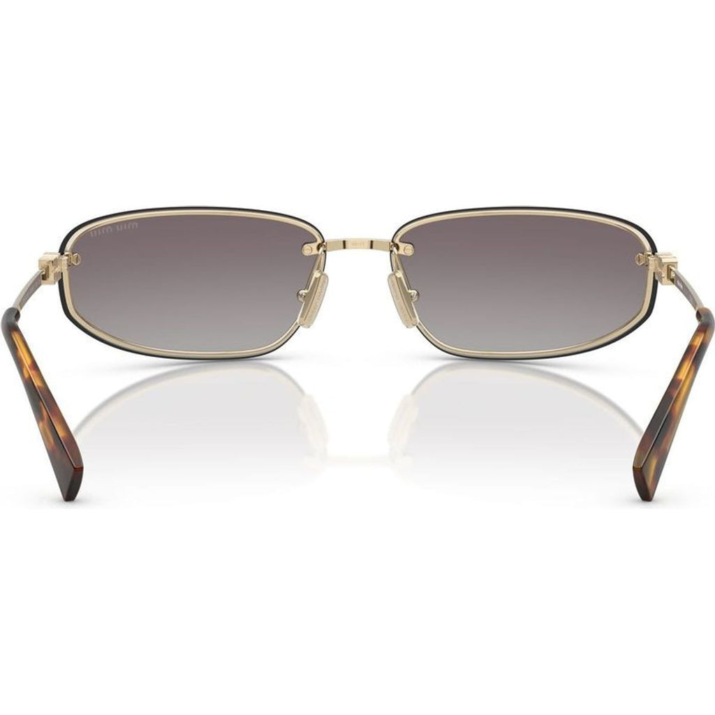 MUA50S, Pale Gold/Blue Gradient Silver Mirror Lenses