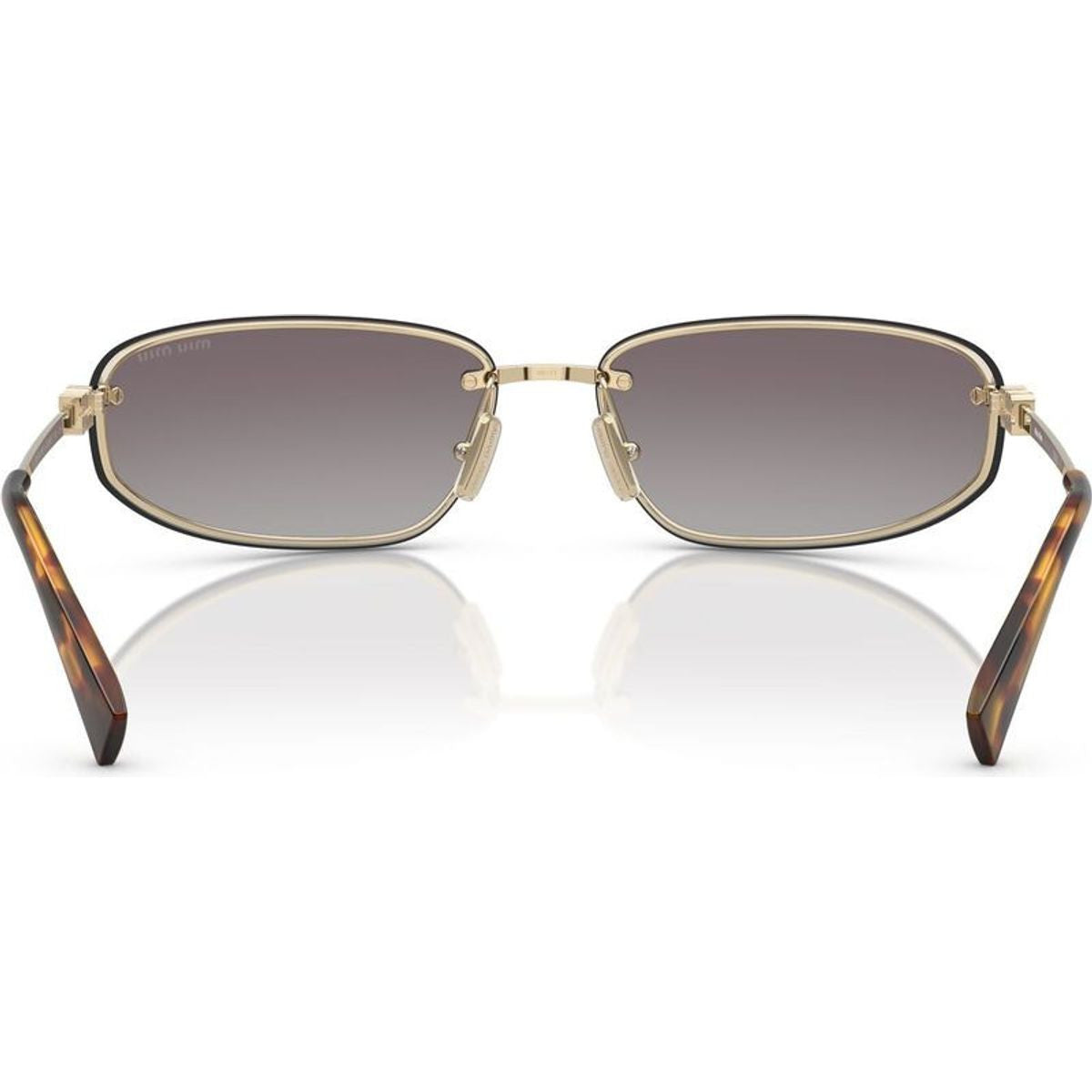 MUA50S, Pale Gold/Blue Gradient Silver Mirror Lenses