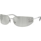 MUA51S, Silver/Grey Gradient Silver Mirror Lenses