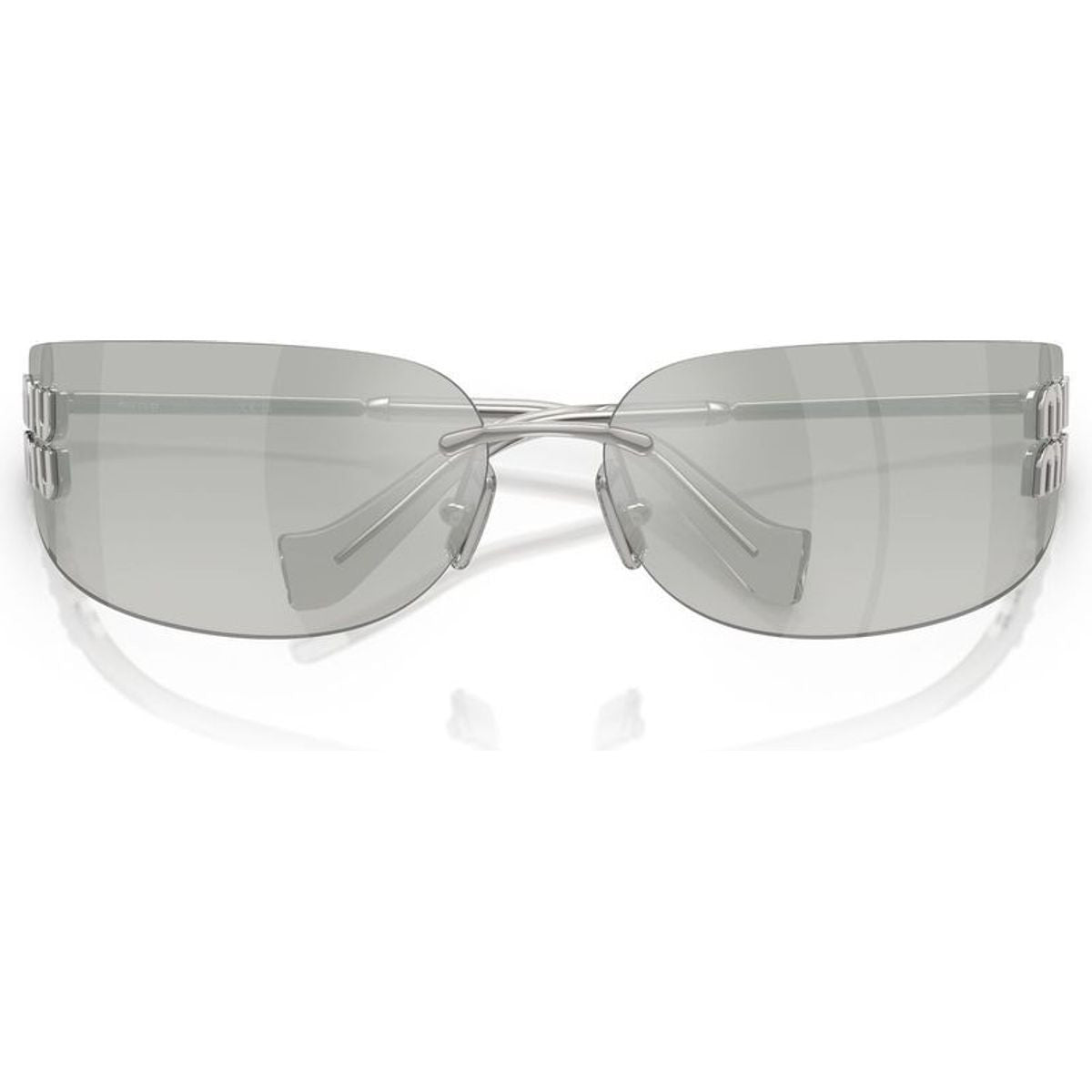 MUA51S, Silver/Grey Gradient Silver Mirror Lenses
