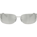MUA51S, Silver/Grey Gradient Silver Mirror Lenses