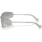 MUA51S, Silver/Grey Gradient Silver Mirror Lenses