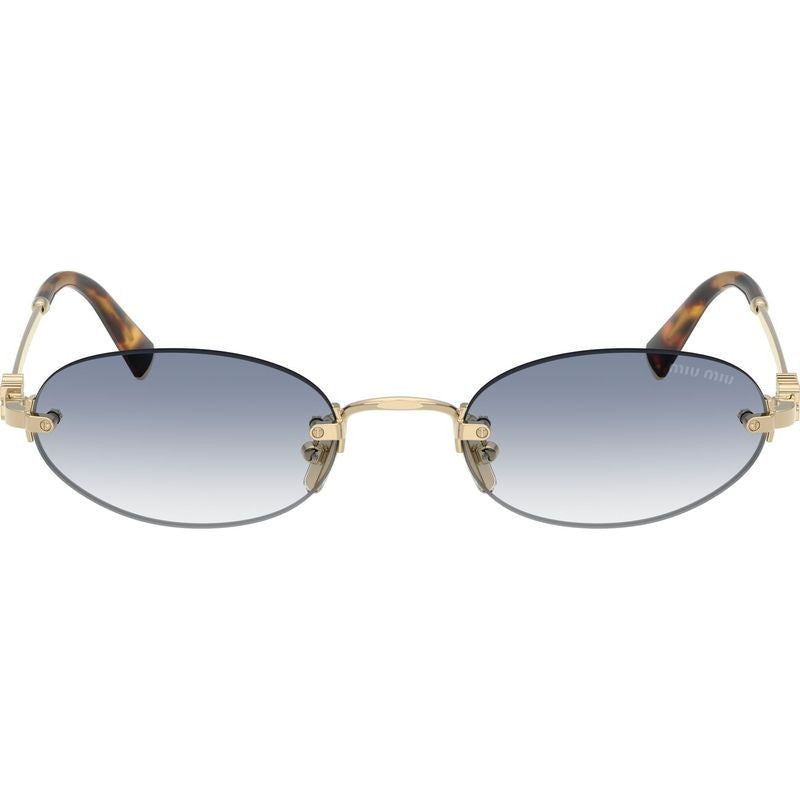 MUA54S, Pale Gold/Light Blue Clear Gradient Lenses
